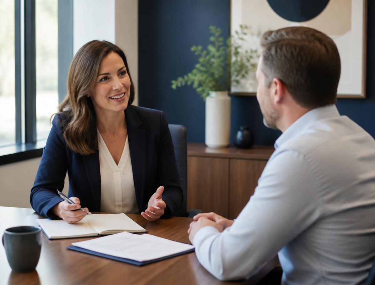 HR advisor meeting a Clovis client